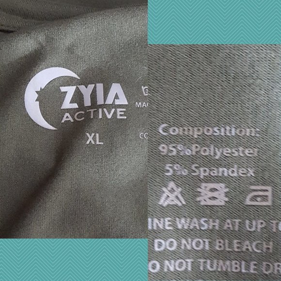 ZYIA Olive Green Tank Top - Picture 3 of 3